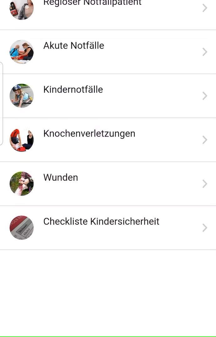 Bild Erste Hilfe App vom Roten Kreuz