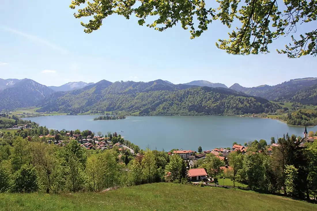 Blick auf den Schliersee von oben