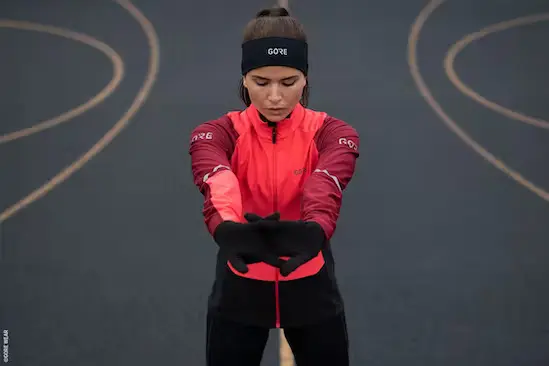 Dehnen für Joggen im Winter