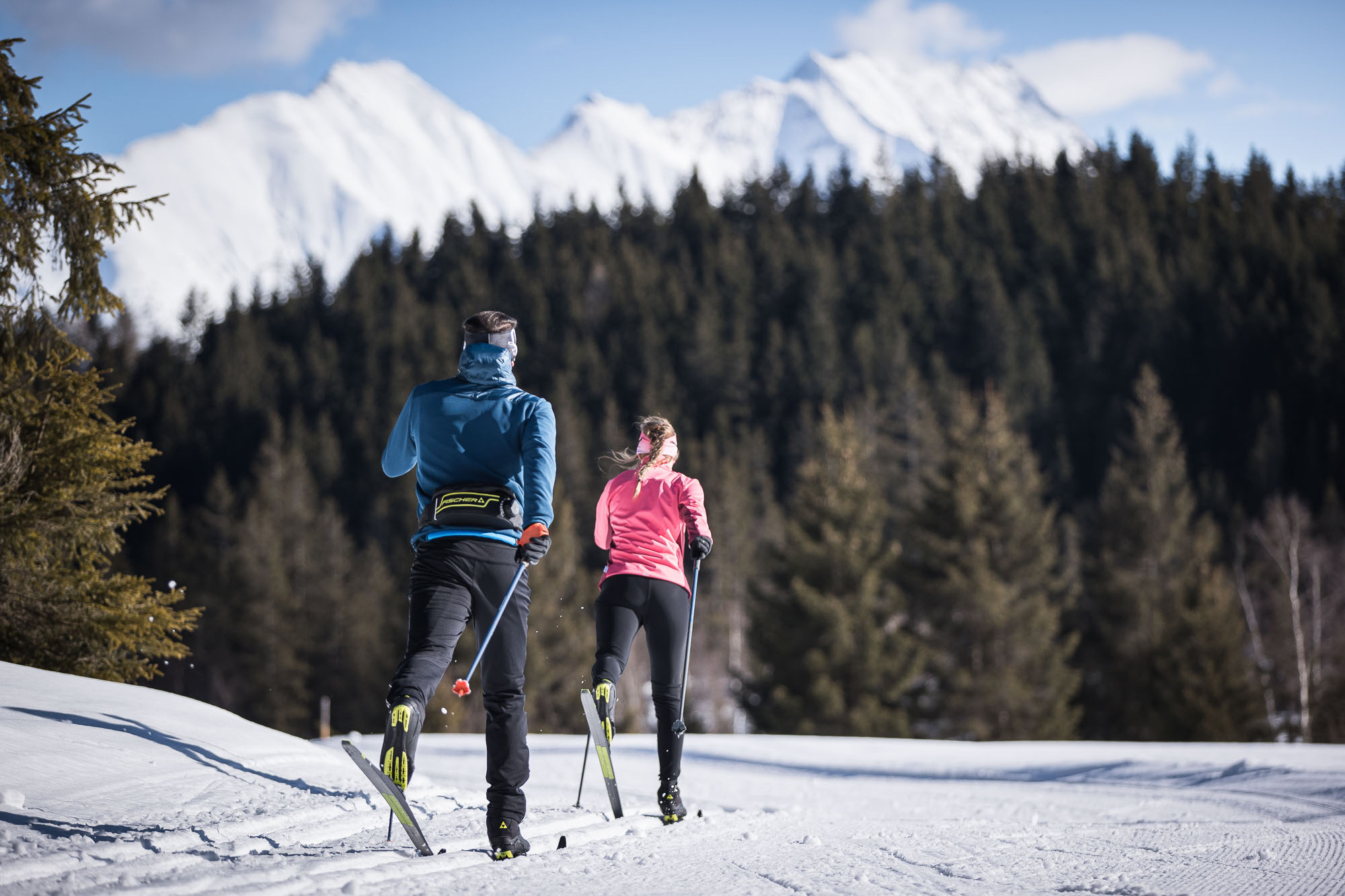 Langlaufen im klassischen Stil