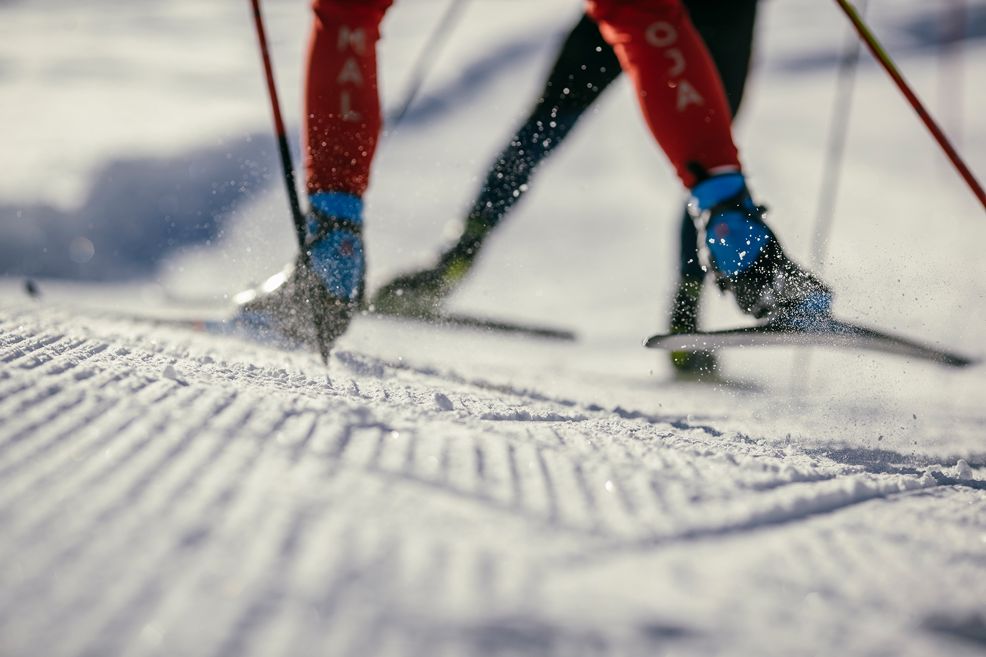 Skating beim Langlauf