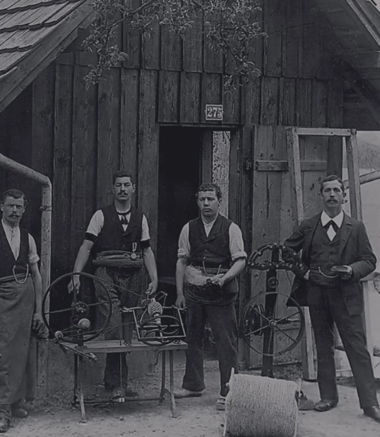 Historisches Bild von Mammut