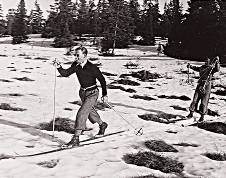 Historisches Langlauf-Bild