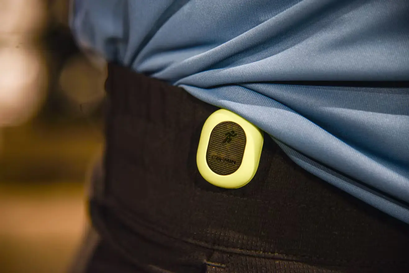 Bild Ein gelber Trainingspod am Hosenbund