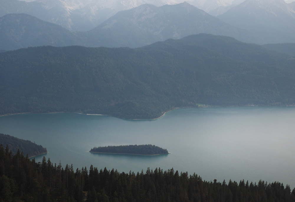 Walchensee von oben