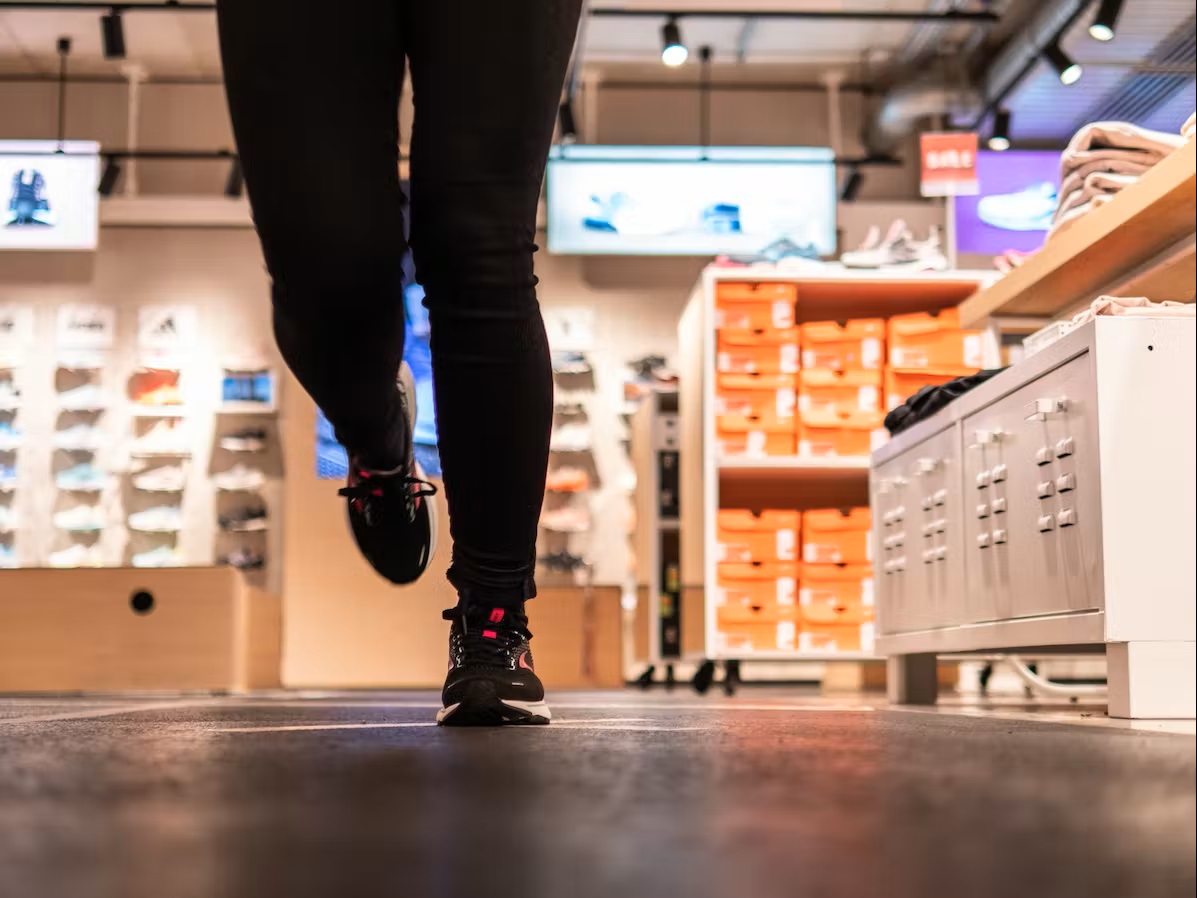 Bild Es wird gelaufen bei der Laufschuhanalyse