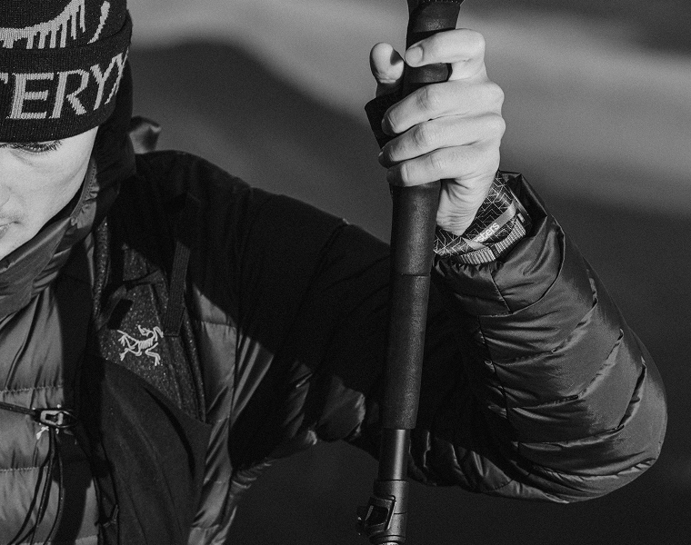 Person mit Mütze von Arcteryx