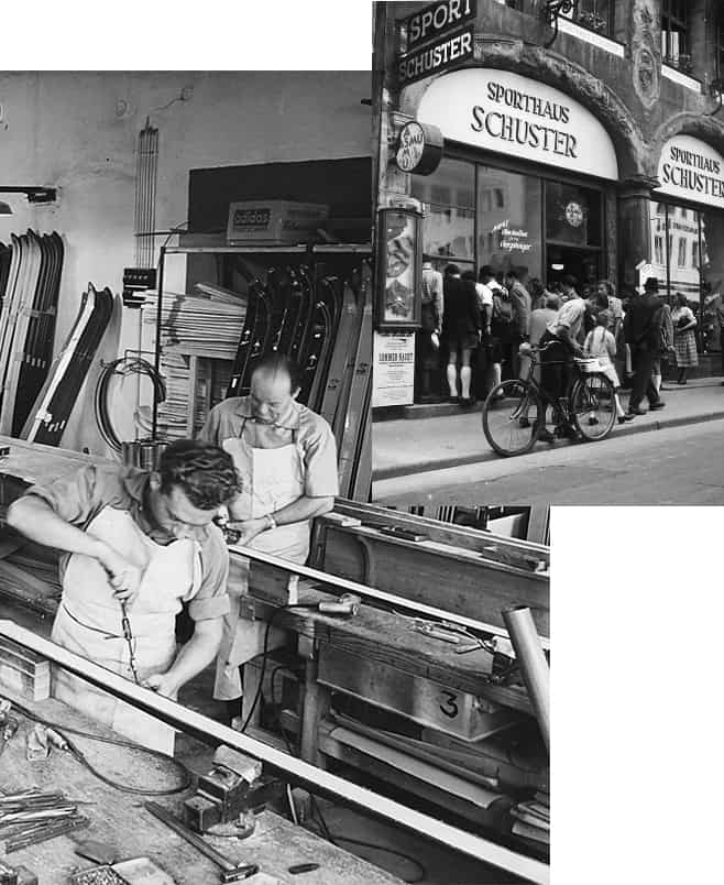 Kollage von historischen Bildern