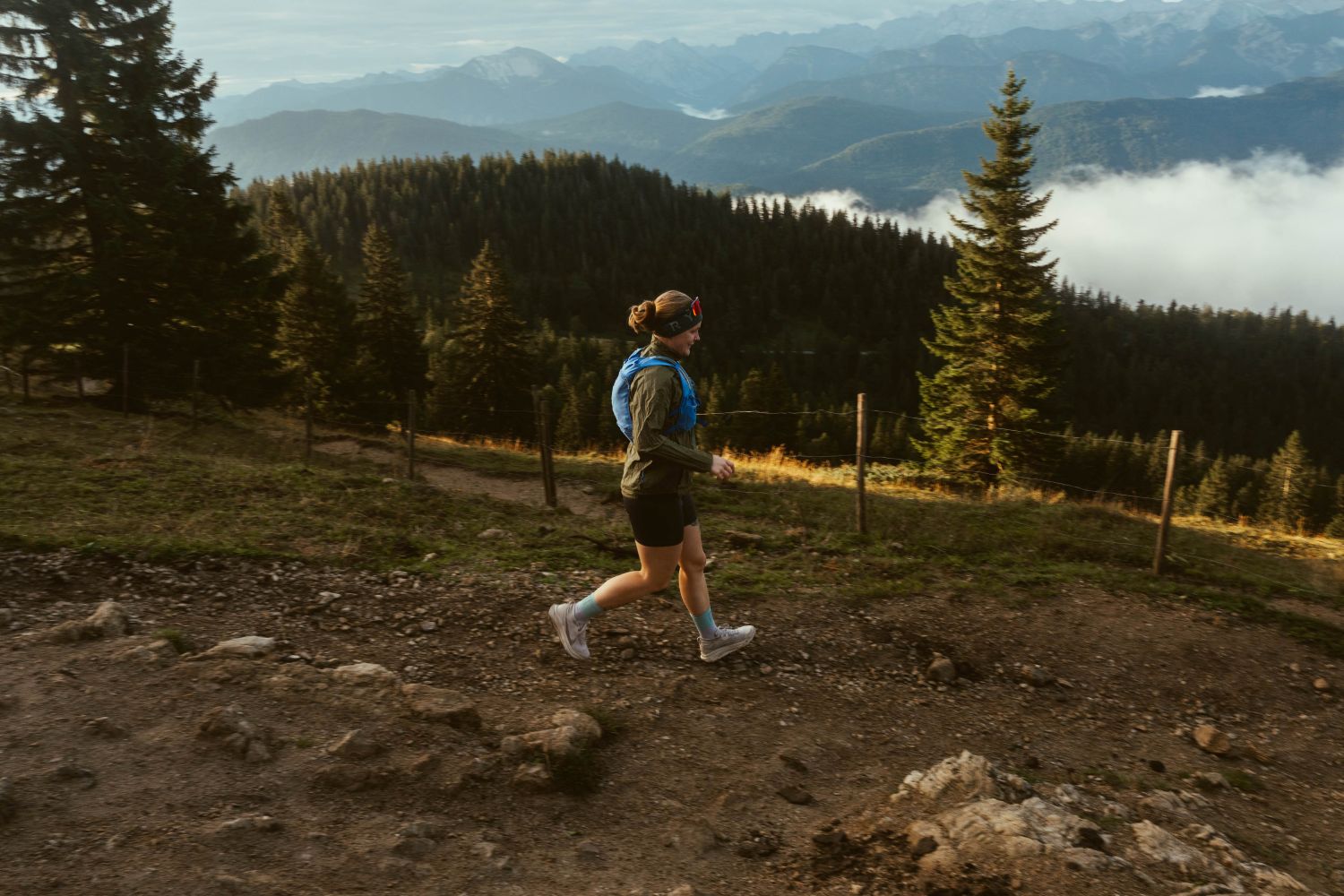 Schuster Community Run Teilnehmer am Jochberg
