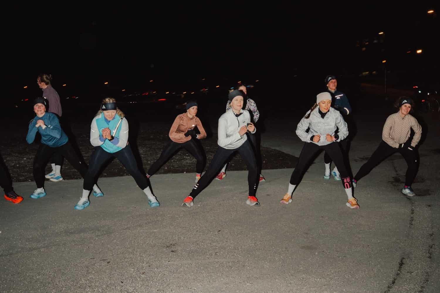 Beim Community Run Dehnen