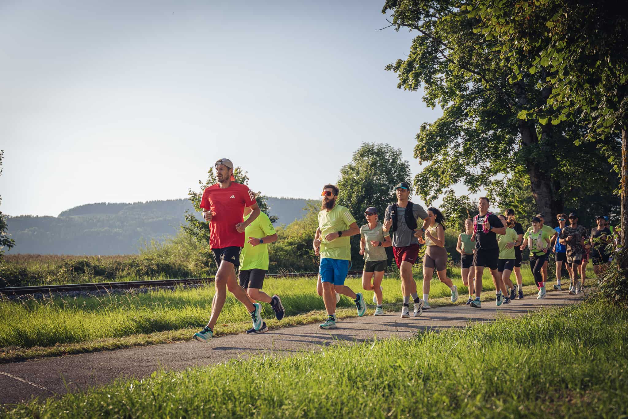 Community Run in der Natur