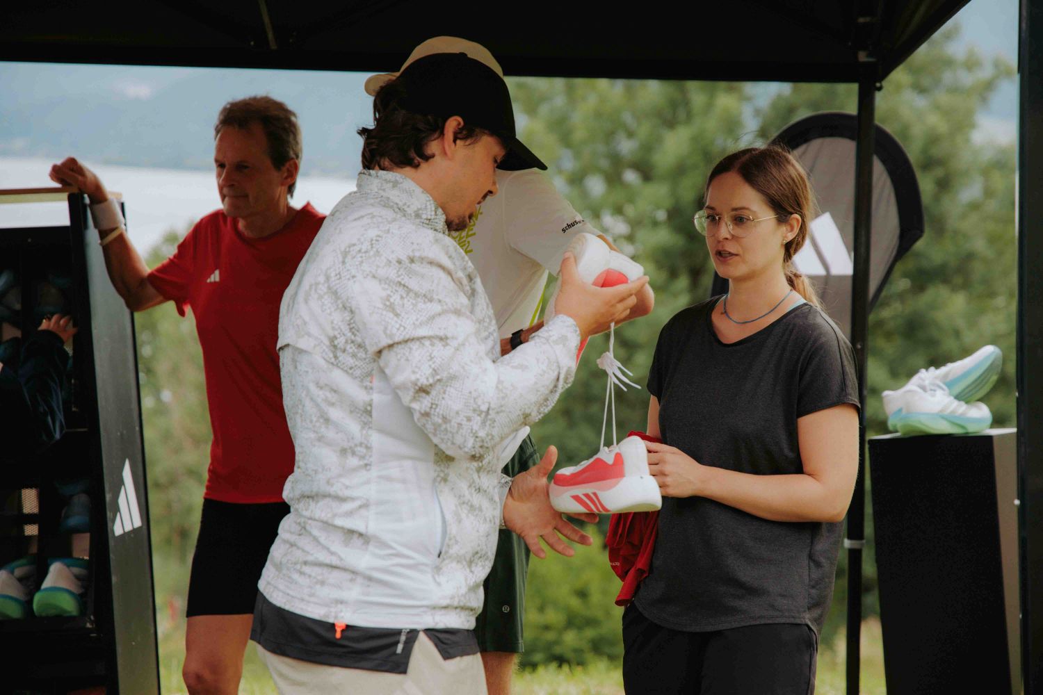 adidas Laufschuhe beim Community Run testen