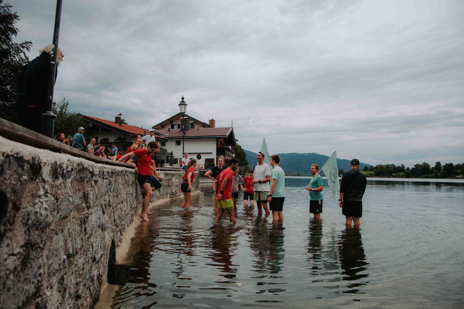 Im Tegernsee nach dem Community Run