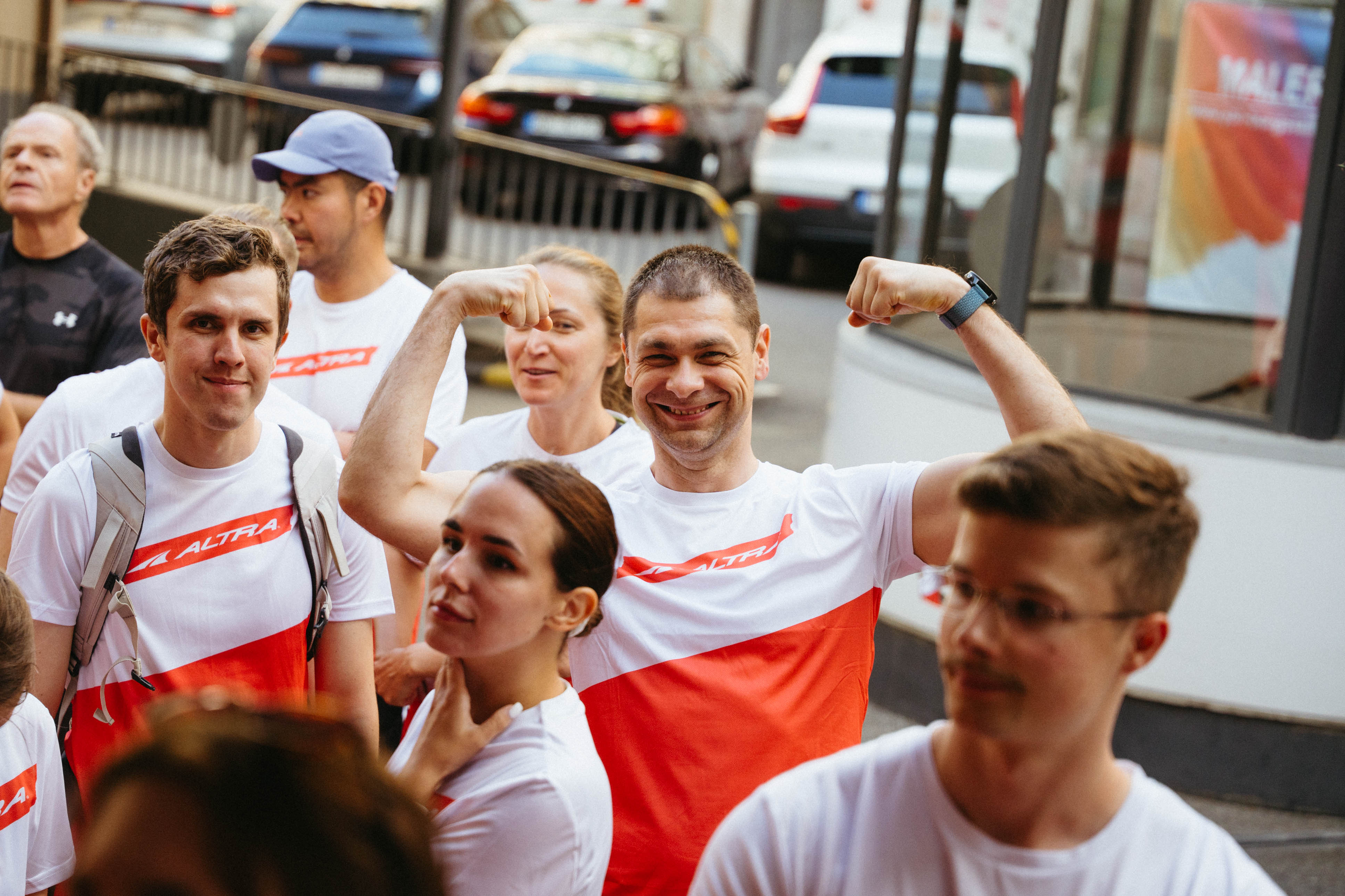 Community vor dem Run