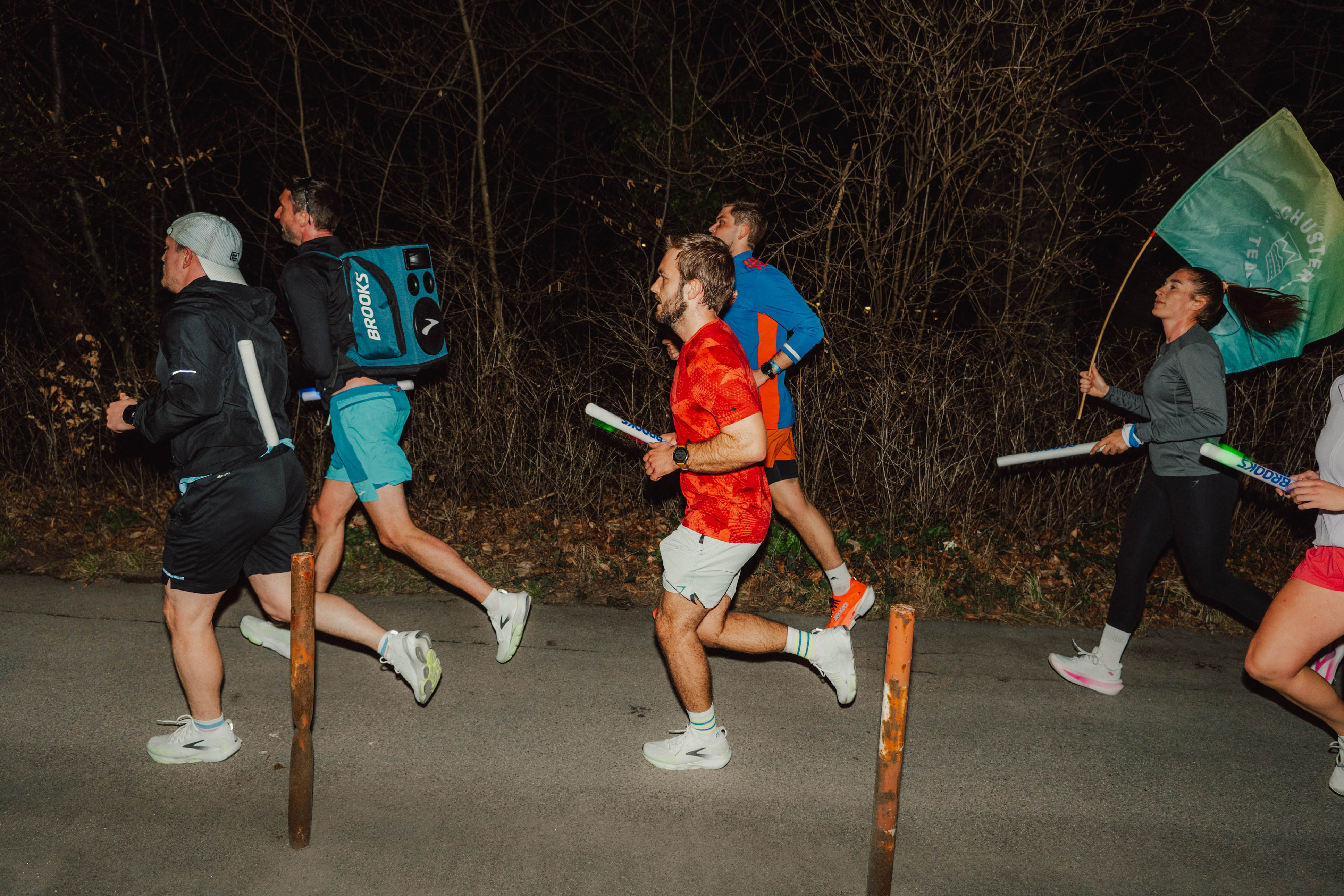 Läufer*innen beim Community Run