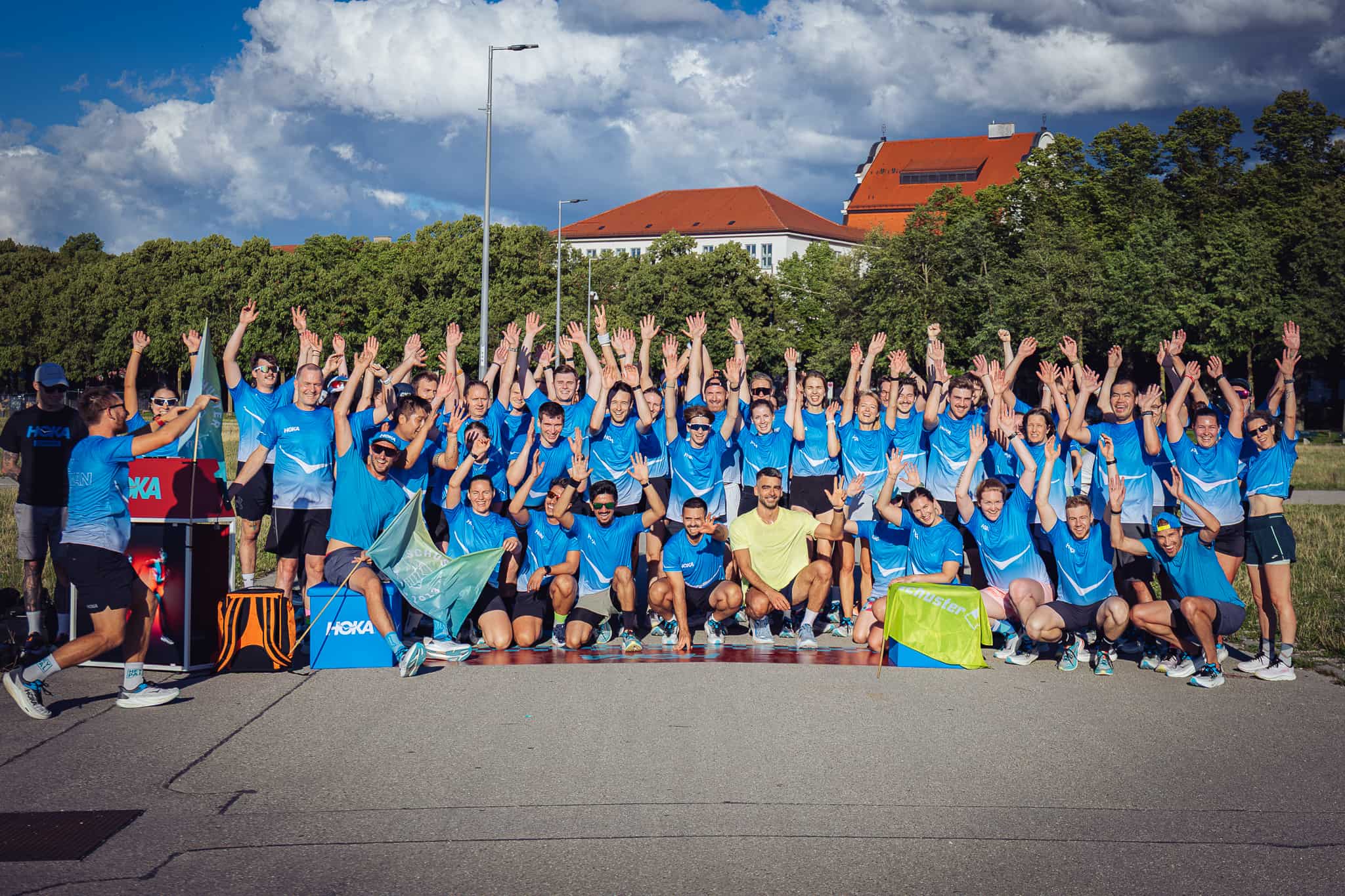 Gruppenfoto Community Run