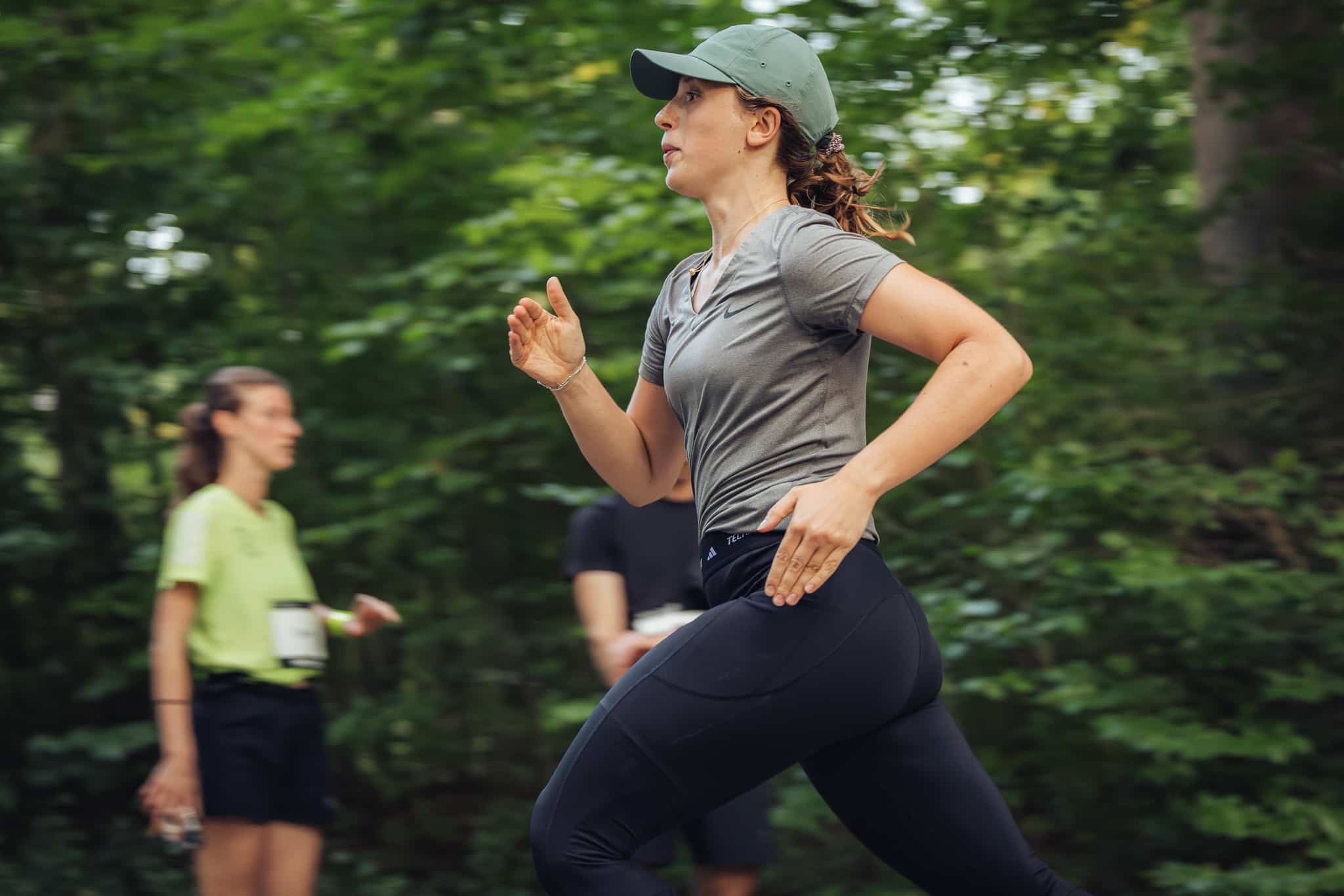 Läuferin beim Community Run