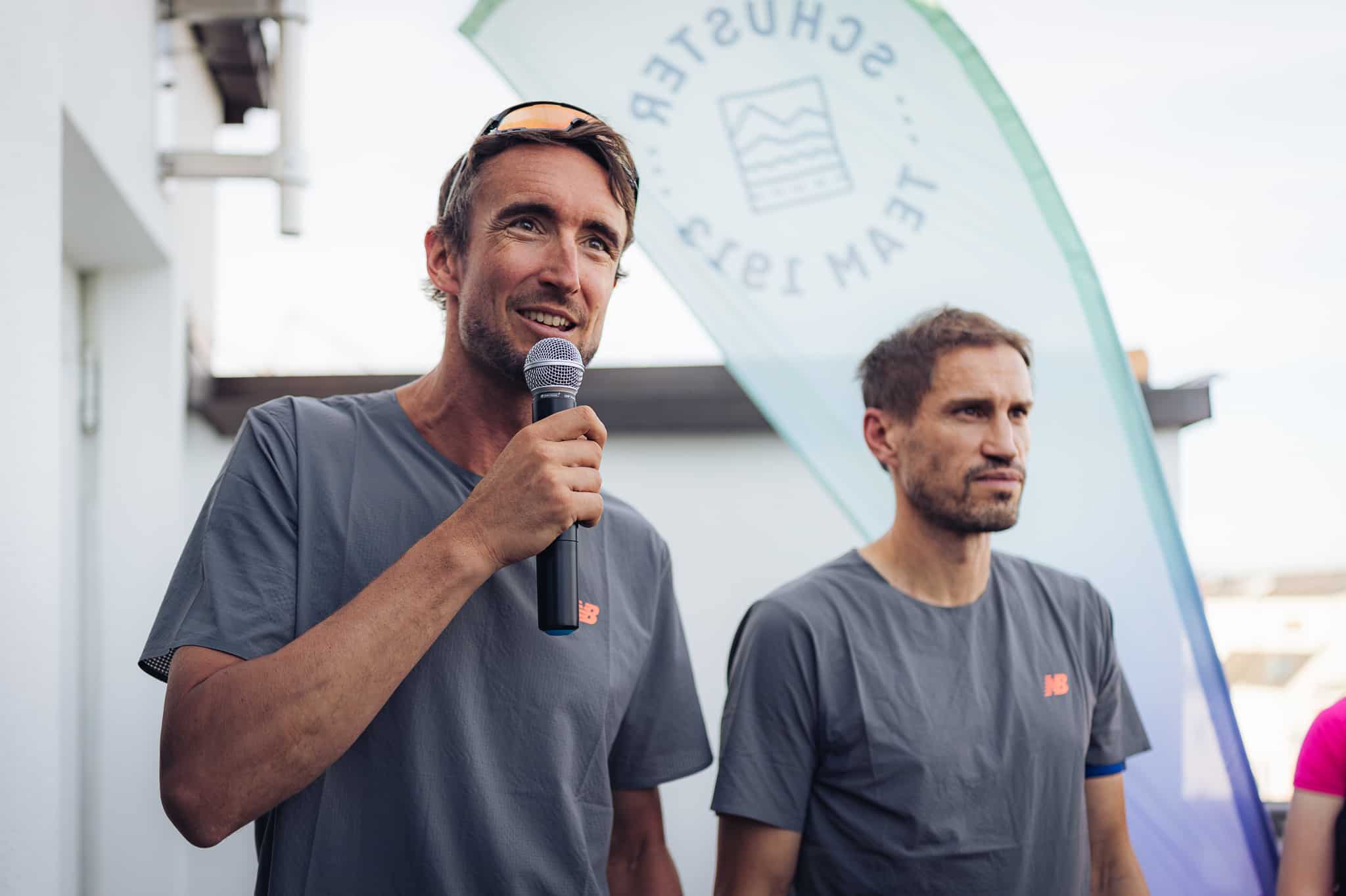 Ansprache vor Community Run