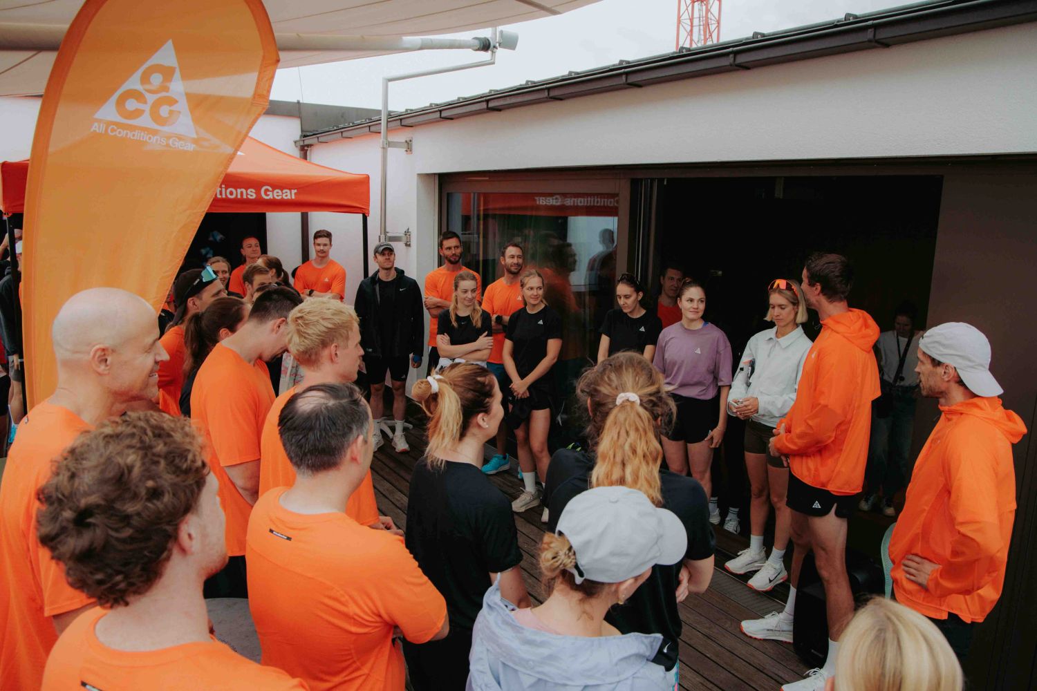 Schuster Community vor dem Run