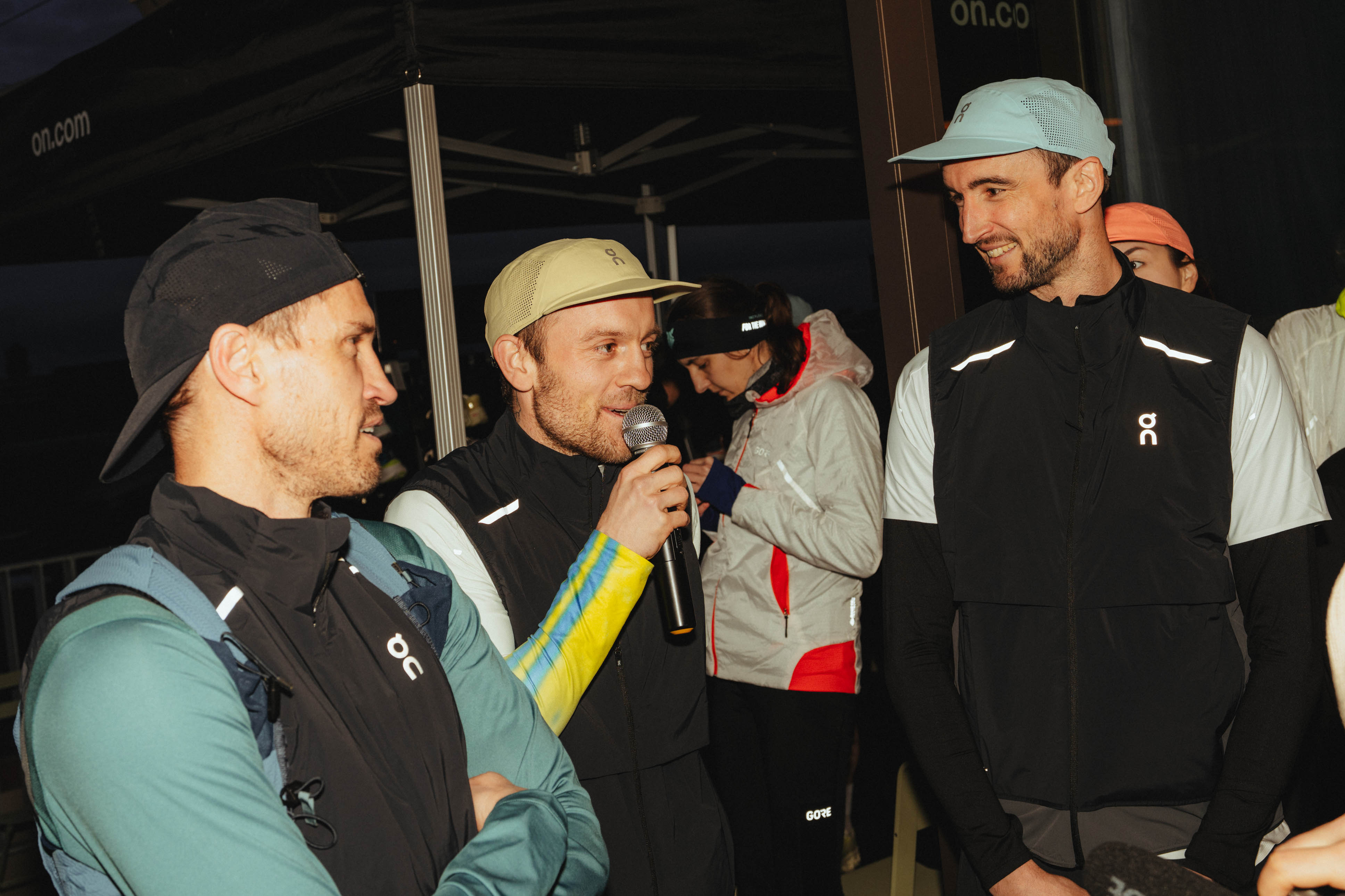 Ansprache vor dem Community Event