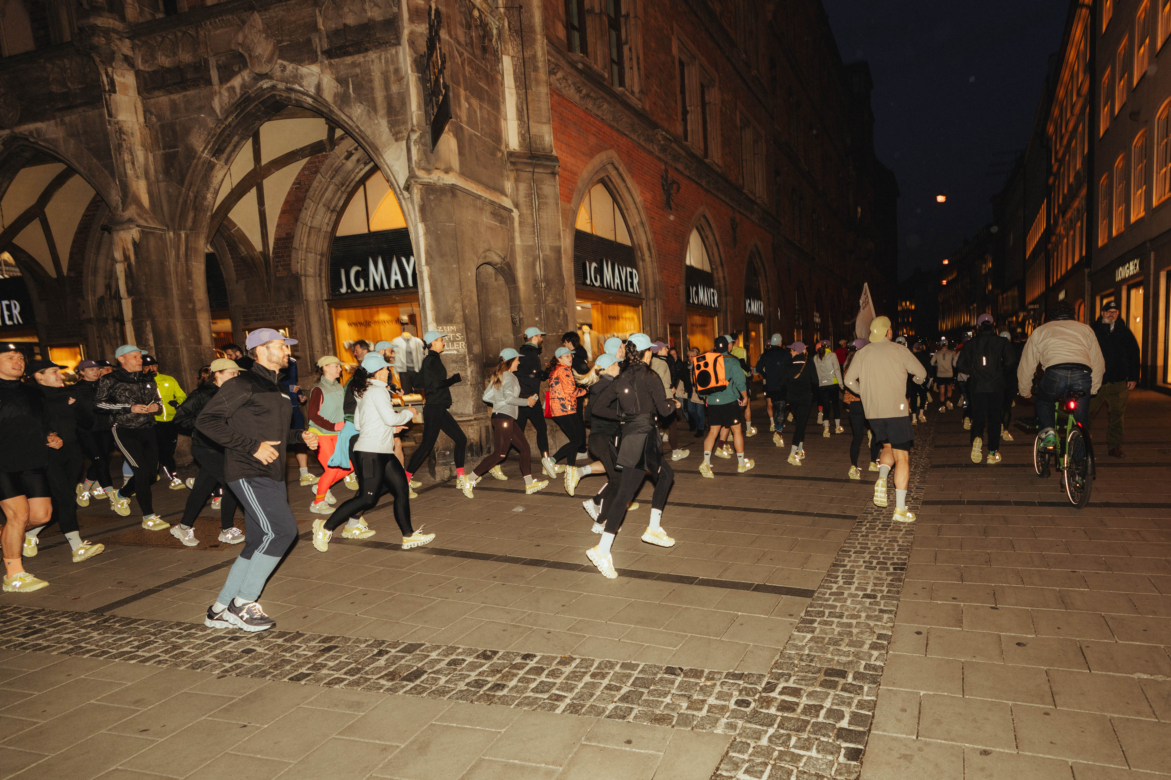 Community Run am Marienplatz in München