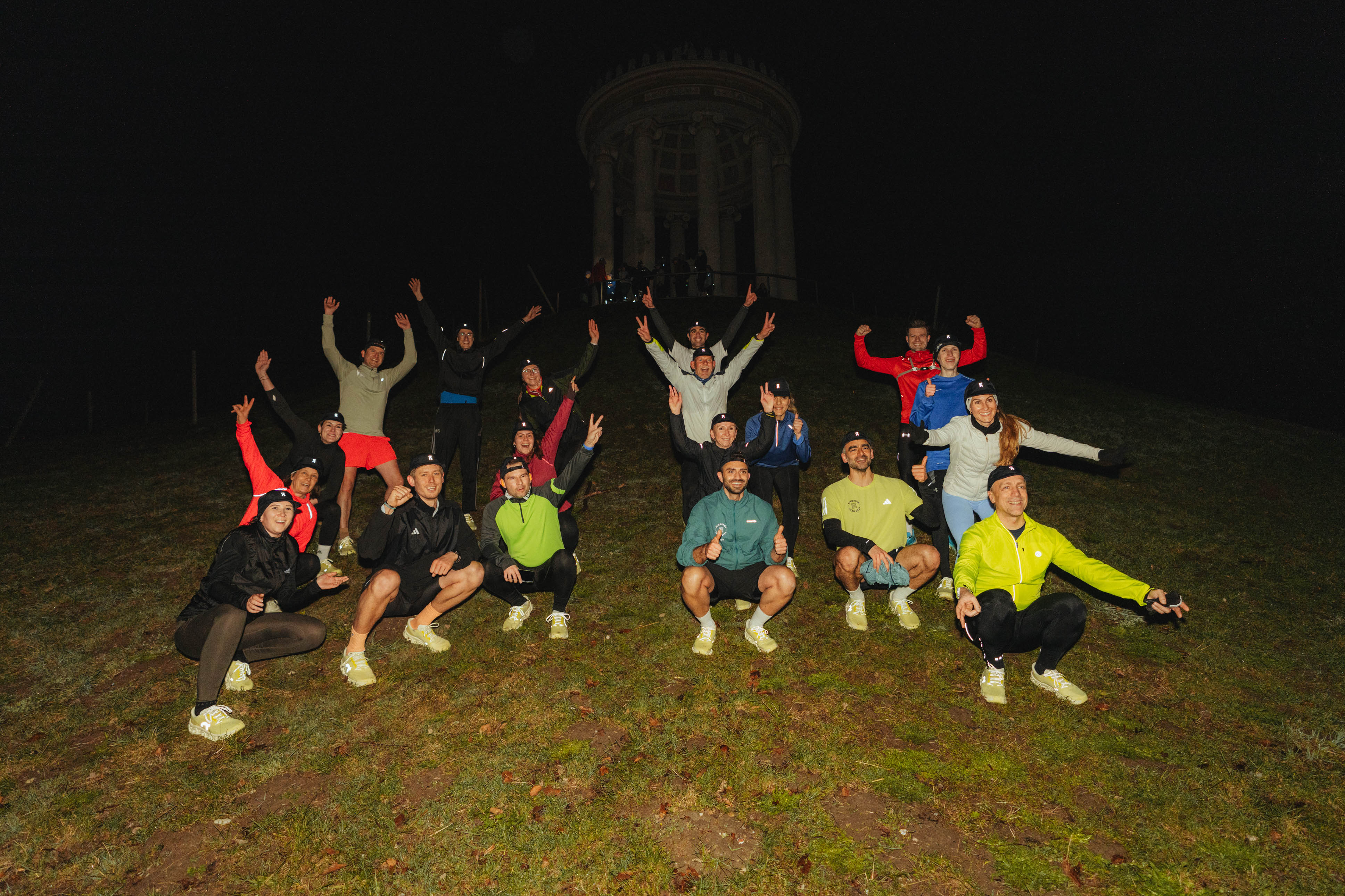 Gewinner-Gruppe des Community Runs