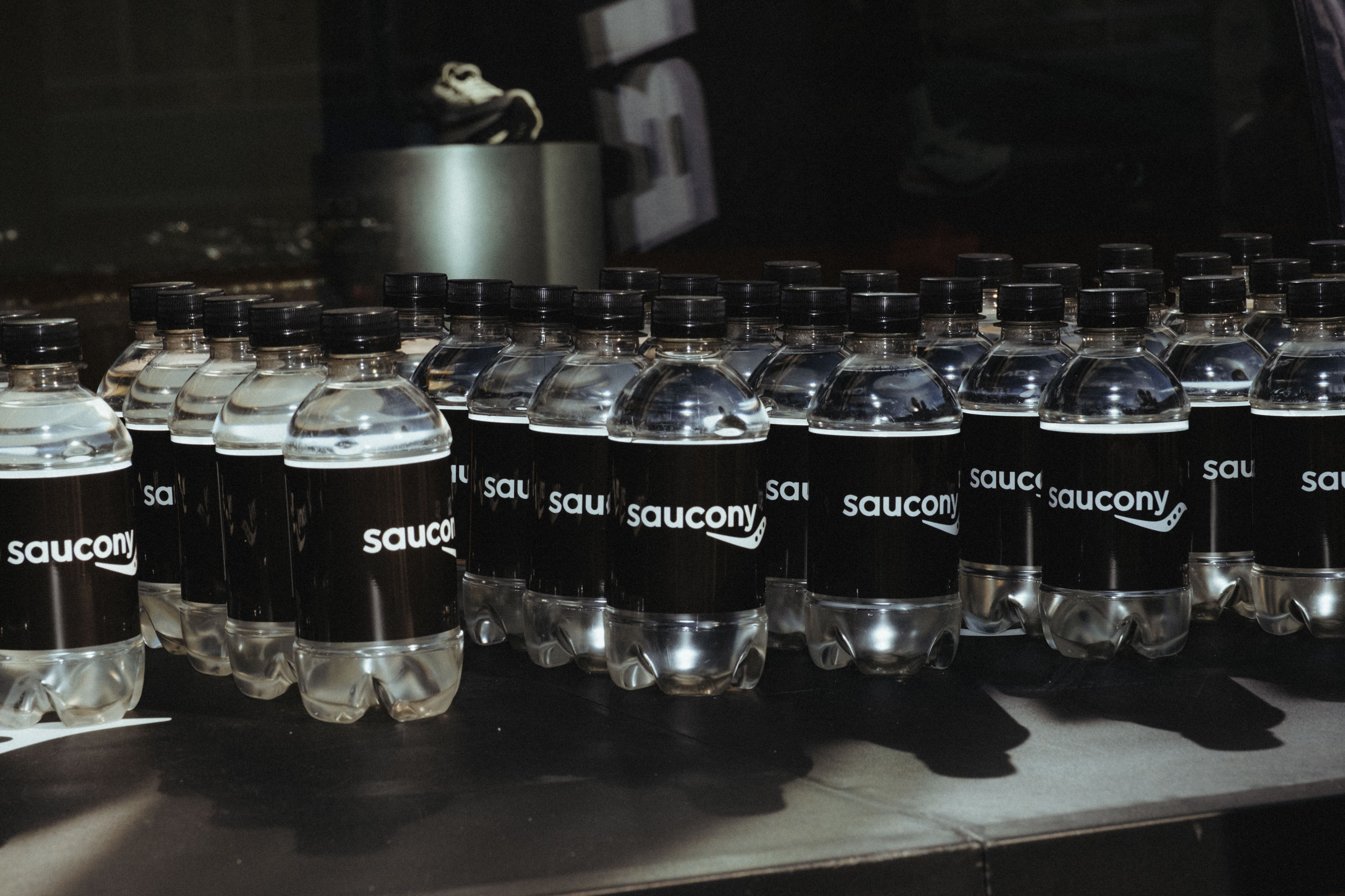 Wasserpause beim Community Run