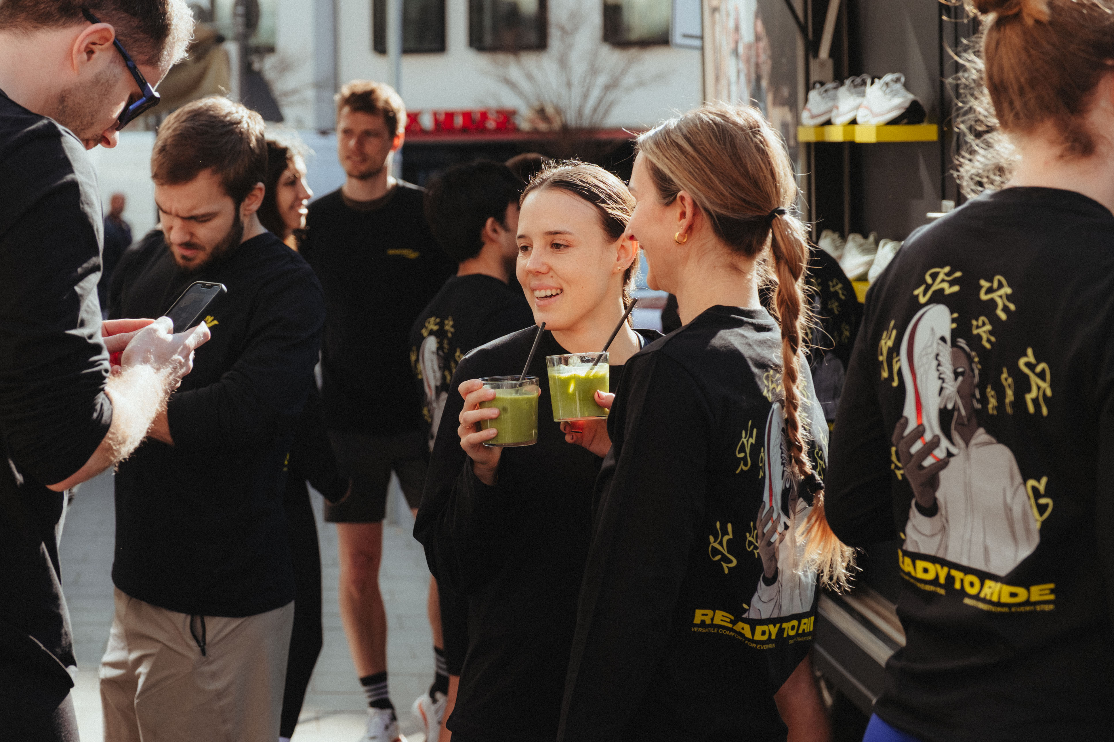 Matcha vor dem Community Run