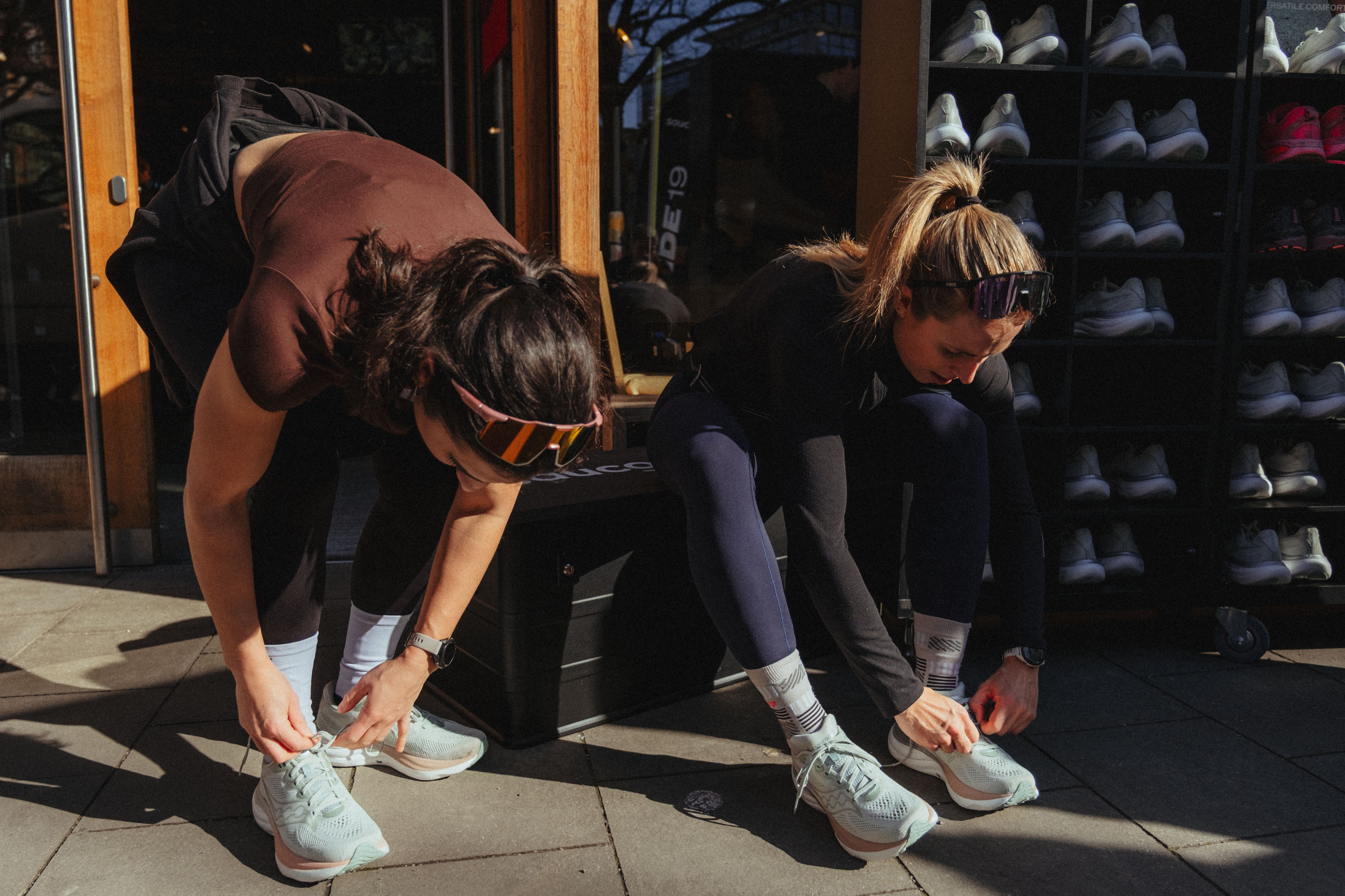 Schuhe testen beim Community Run