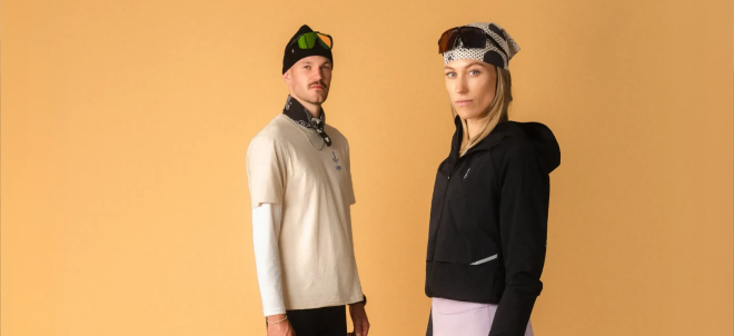 Mann und Frau in Laufbekleidung