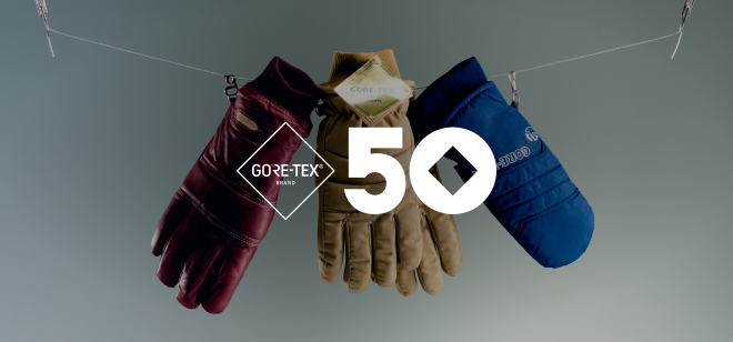 Bild Handschuhen und Gore-Tex Logo