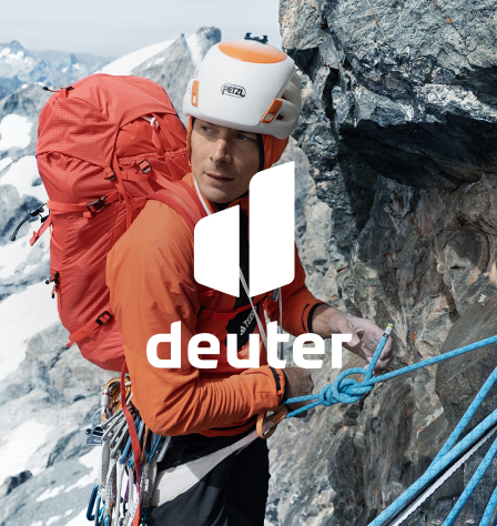 Kletterer und deuter Logo