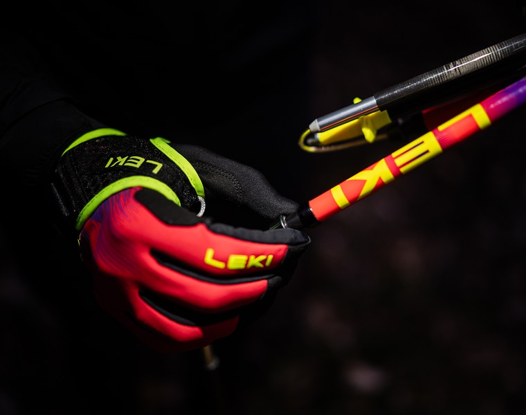 Leki Handschuh und Trailrunningstöcke