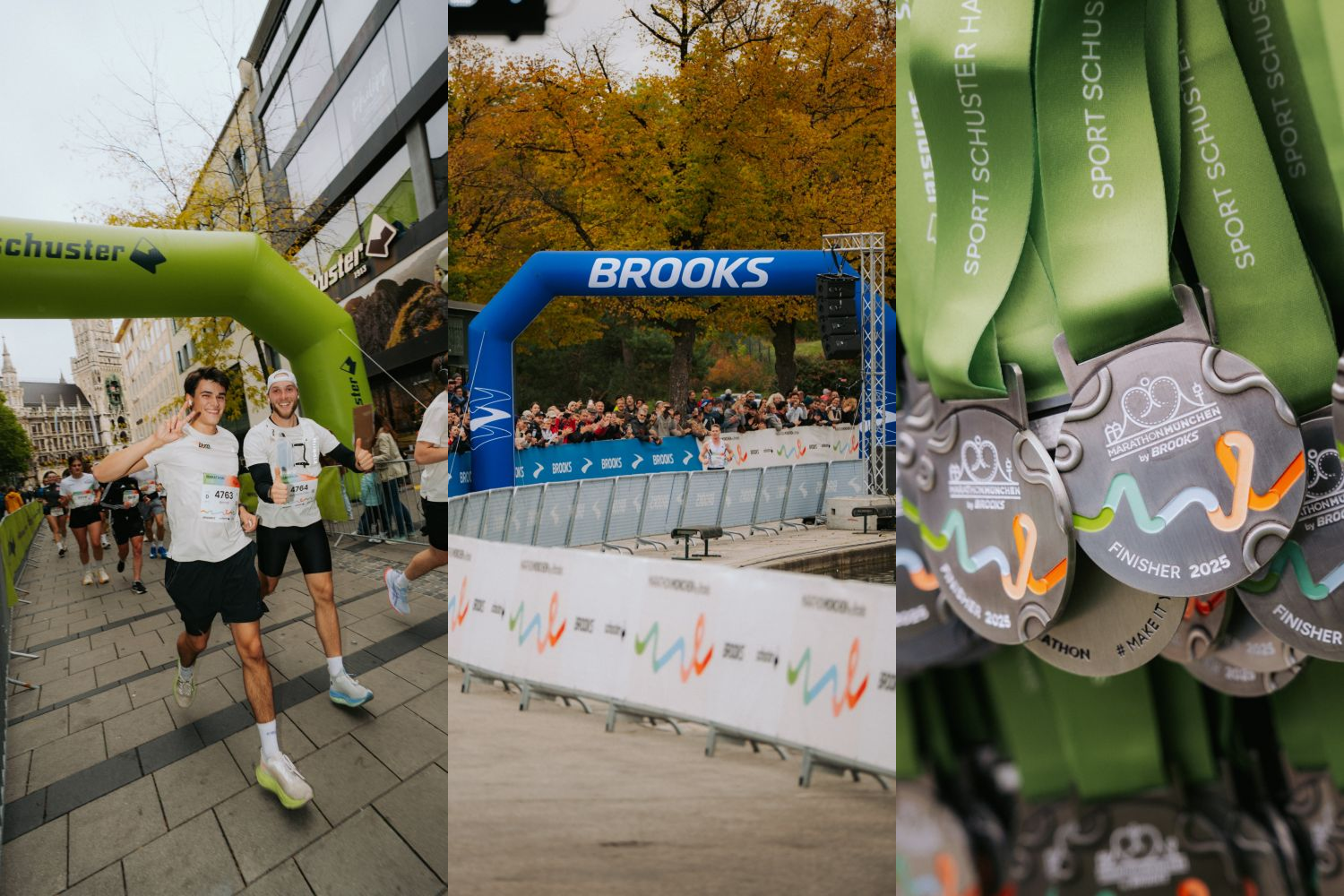 Collage von Marathon München 2025