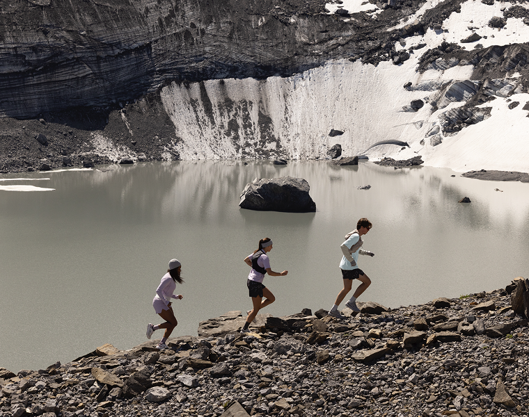 Gruppe beim Trailrunning