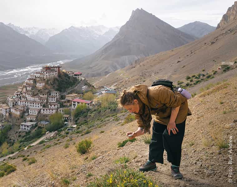 Frau in Patagonia Parka