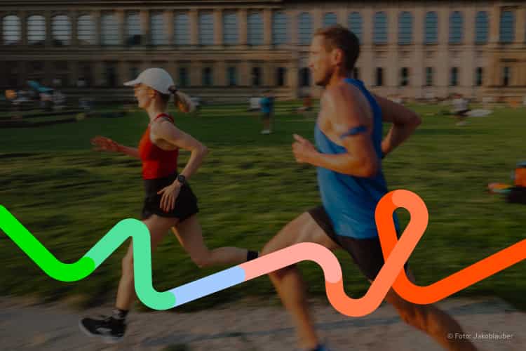 Zwei Läufer*innen