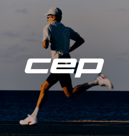 Läufer mit CEP Socken