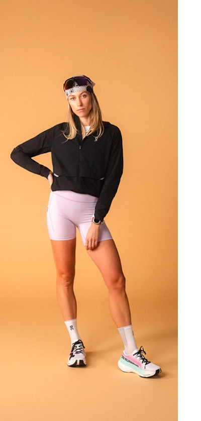 Frau in Running-Outfit