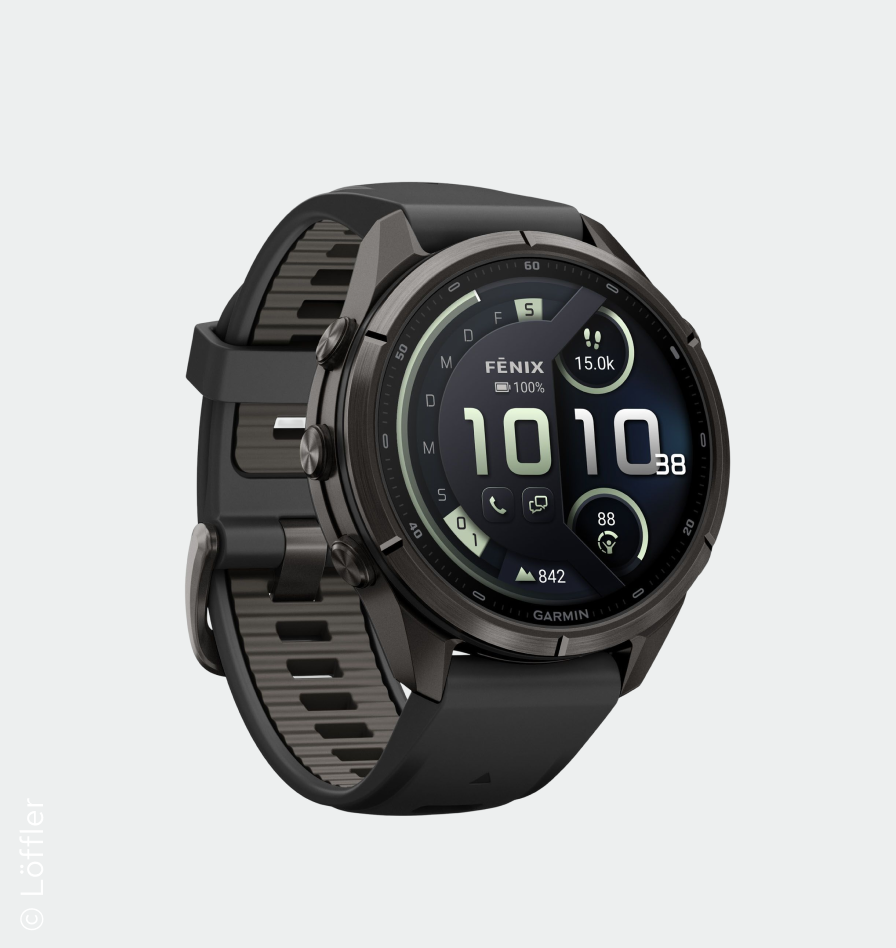 Schwarze Garmin Fenix