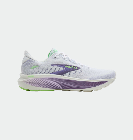 Weißer Laufschuh von Brooks