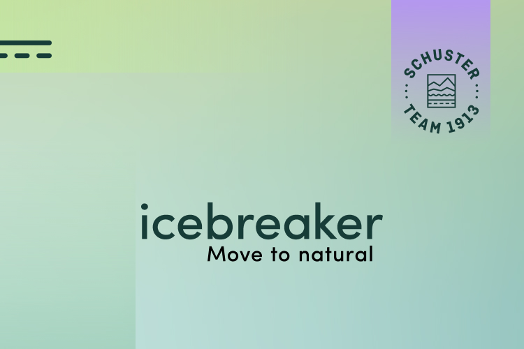 Grüner Hintergrund mit Icebreaker Logo