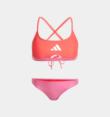 Orange-pinker Bikini von adidas