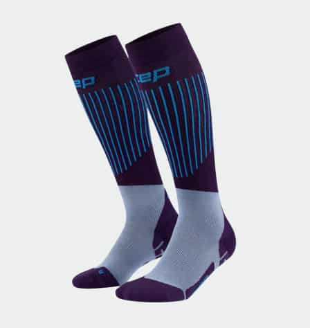 Blaue Skisocken von CEP