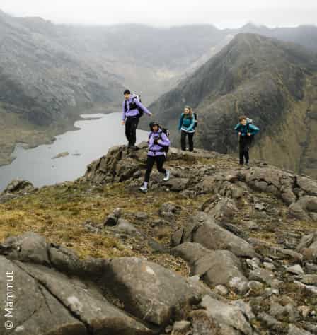 Wander-Gruppe in den Bergen