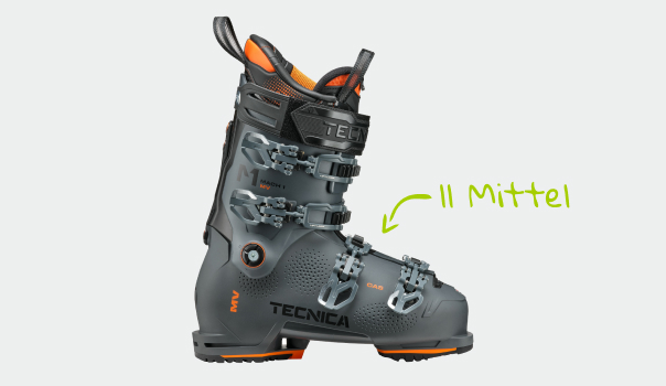 Mittelbreite Skischuhe