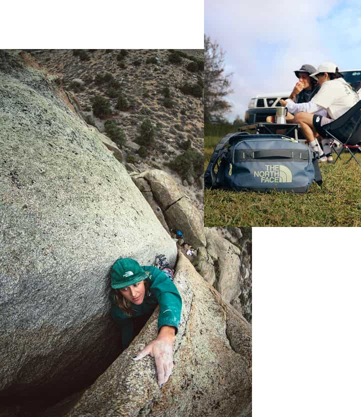 Collage von The North Face