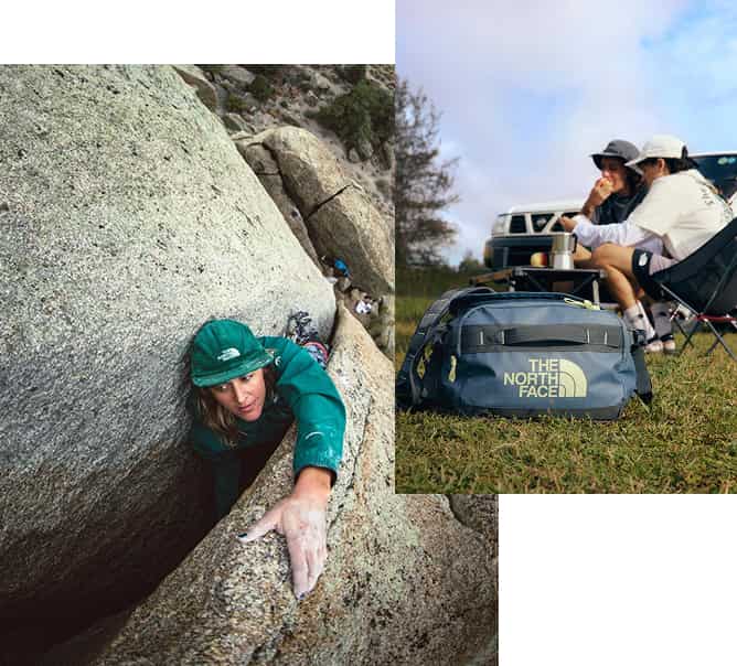 Collage von The North Face
