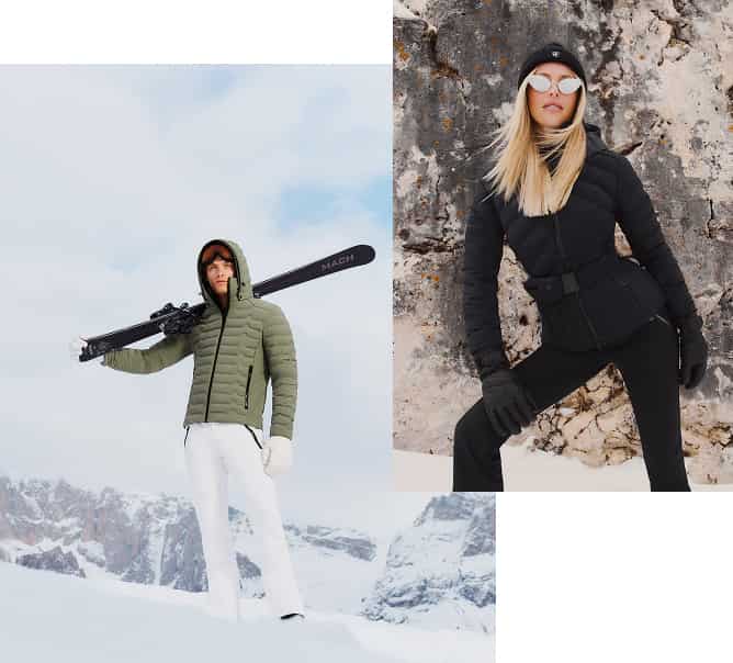 Collage von Toni Sailer Bekleidung
