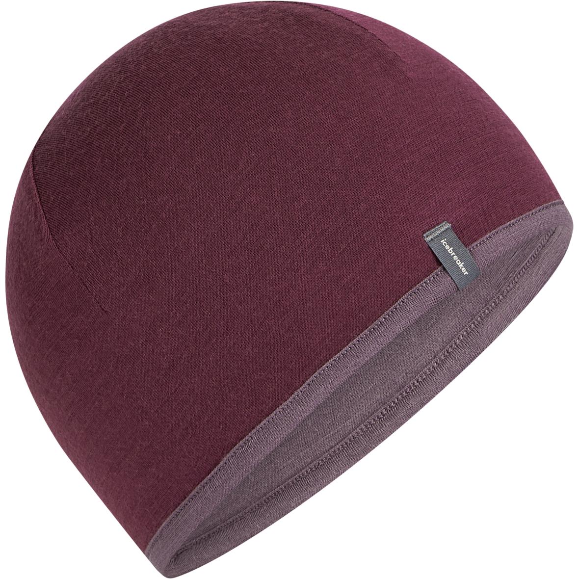 Merino 200 Oasis Reversible Mütze Dunkelrot_IB0OC | one size